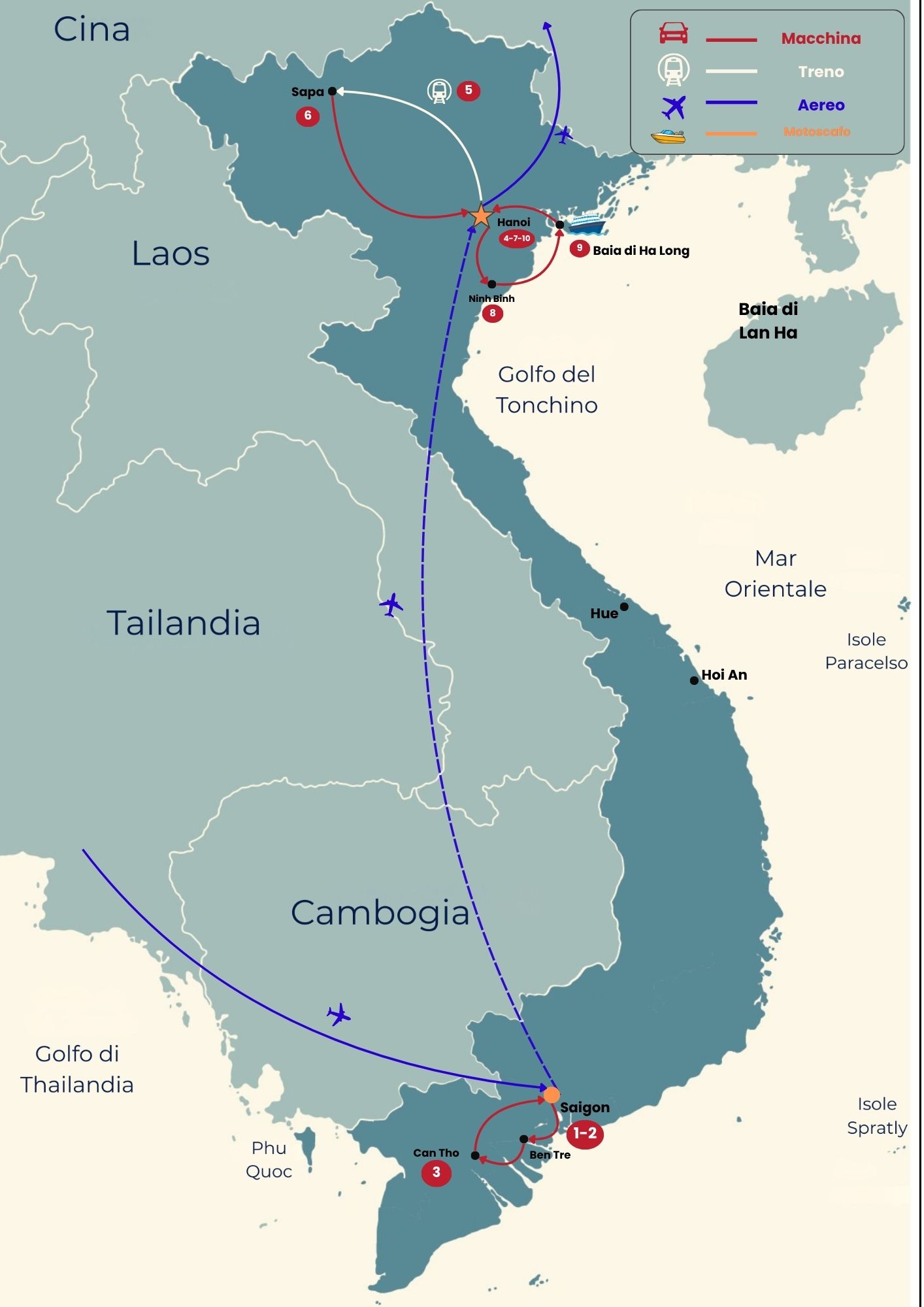 Carte du circuit